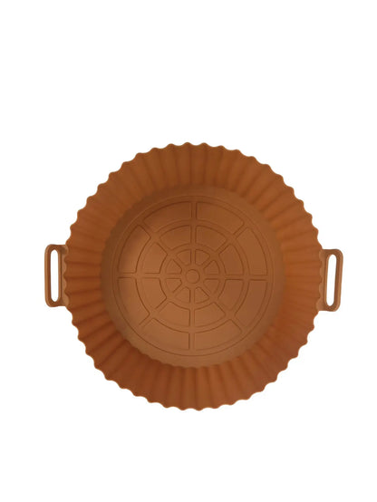 Air Fryer Silicone Liners Air Fryer Silicone Pot Reusable Silicone Air Fryer Liners Food Safe Non Stick Air Fryer Basket Accesso